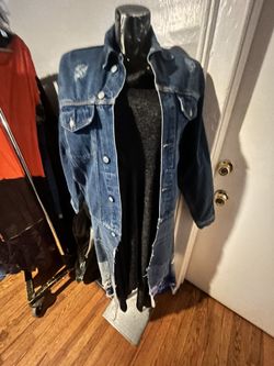 Denim Long Jacket 