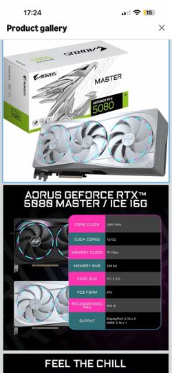 Aorus master ice 5080