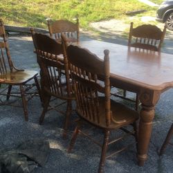 Dinning Room Table With Chairs
