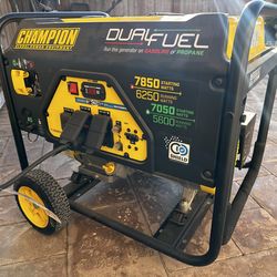 Champion dual fuel generator