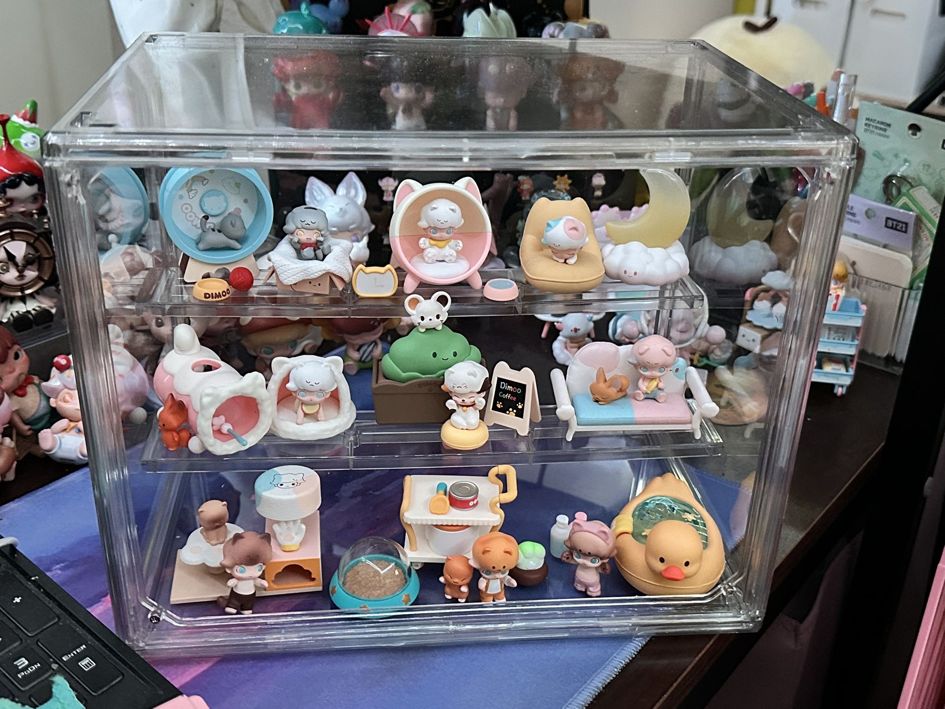 Full Set Dimoo Cat Paradise + Clean Box
