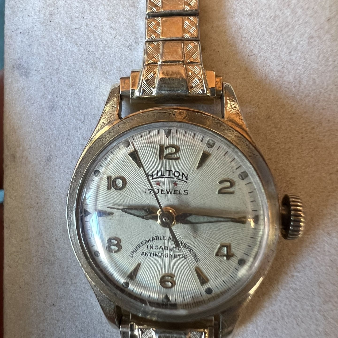 Hilton 1950 s Vintage Hilton Watch Ladies 17 Jewel incabloc Antimagnetic. for Sale in Anaheim CA OfferUp