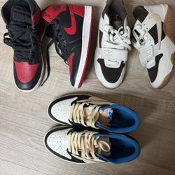 Jordan Bred Travis 9.5 All. Read Description 