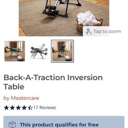 $1K RELAX THE BACK INVERSION TABLE