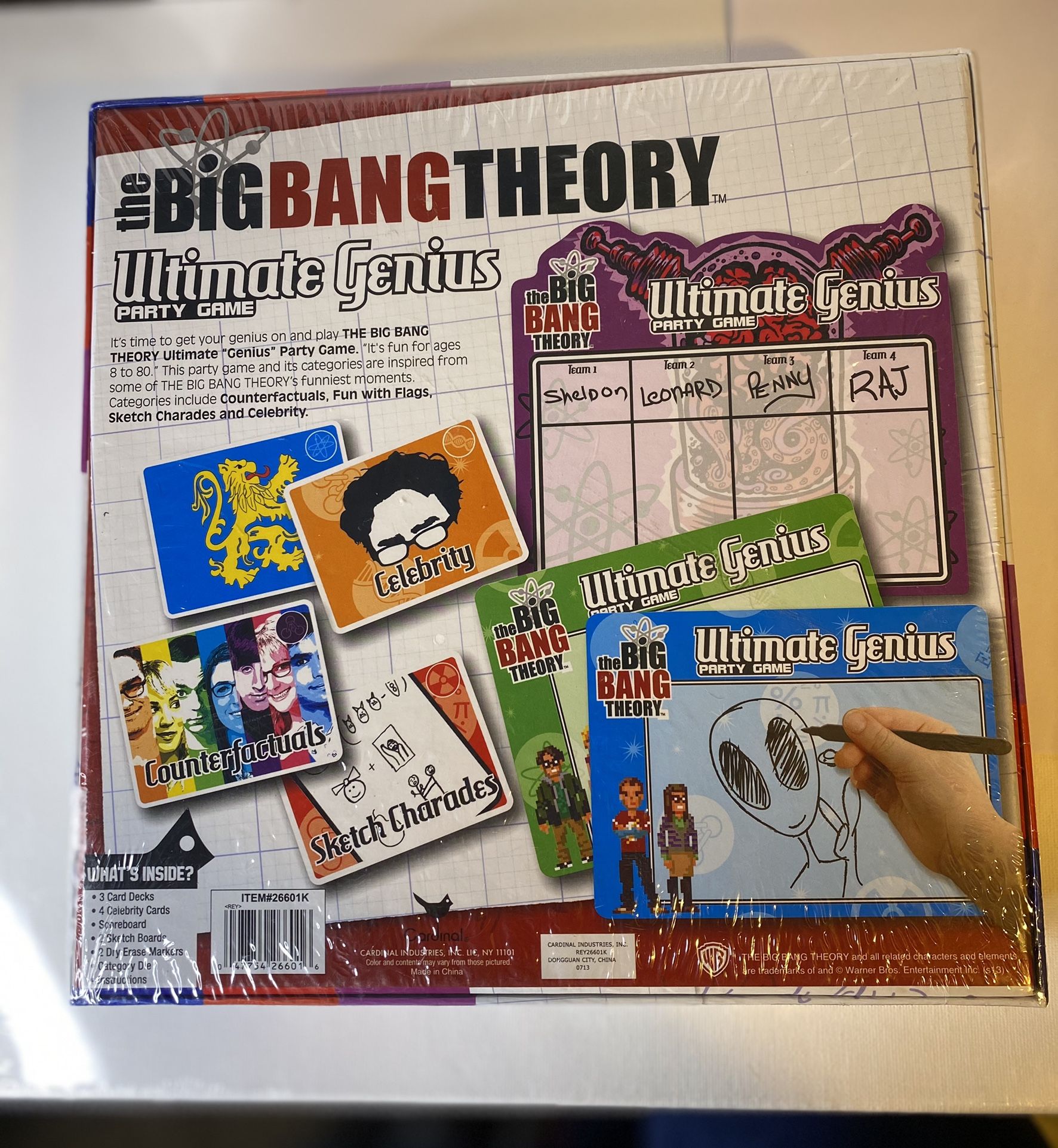 The Big Bang Theory Ultimate genius party Adult Board game Sealed