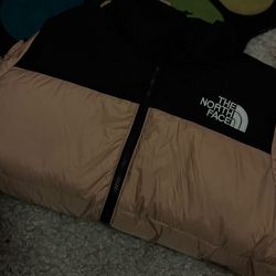 Pink And Black North Face Jacket