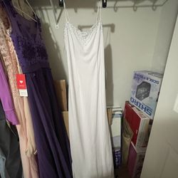 Dave & Johnny White Dress