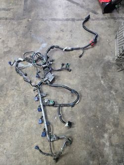 Kseries K20z3 oem 75k original miles engine harness with charge harness clean parts