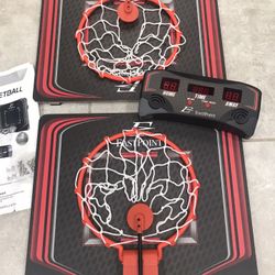 Electronic Basketball Set Of 2 Unused With Hardware & Instructions 