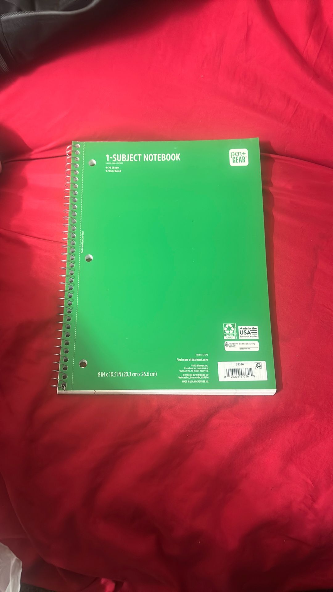 1-subject Notebook