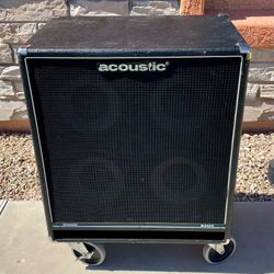 Acoustic B410C Classic 400W 4x10 Bass Speaker Cabinet