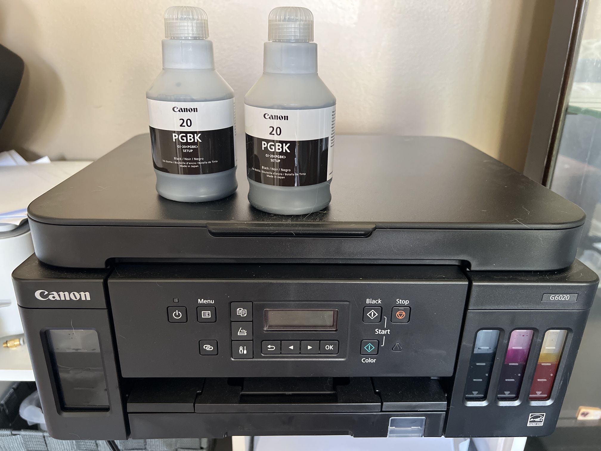 Canon G6020 MegaTank Printer – Brand New, Full Ink + 2 Extra Bottles – Never Used