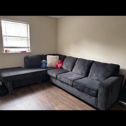 Grey L Shaped Sectional For Sale 