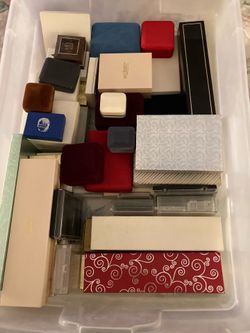 Lot of over 25 “Empty” Jewelry and Ring boxes