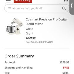 Cuisinart Mixer 185.00