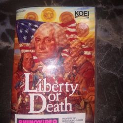 Liberty Or Death Nes Nintendo Game Vintage