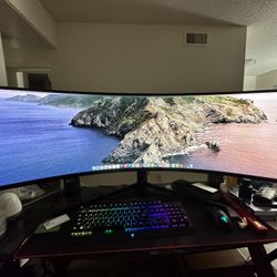 Samsung Monitor 49” Odyssey Curved Gaming Monitor