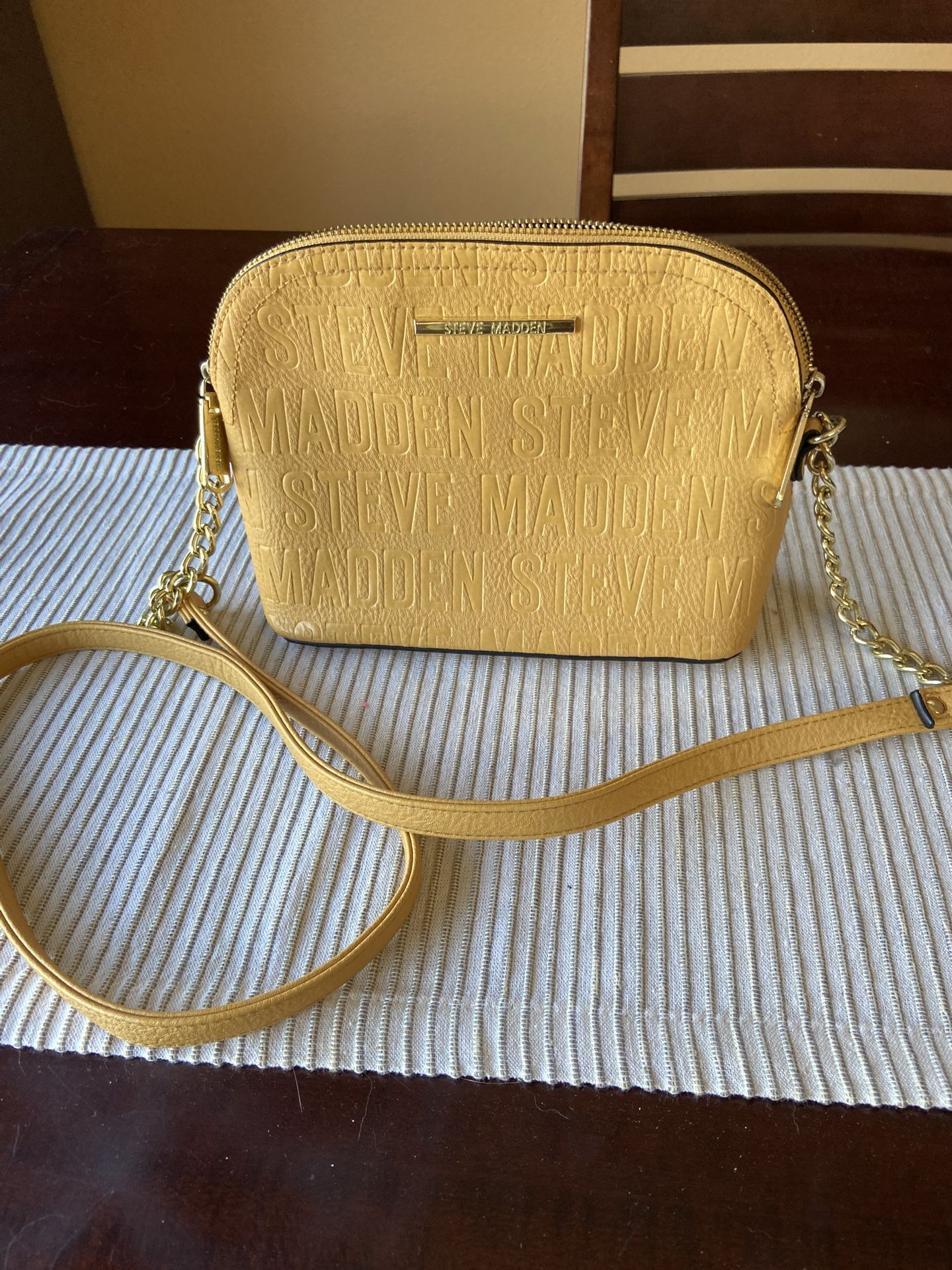 Steve Madden Mustard Crossbody Purse