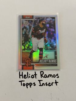 Heliot Ramos San Francisco Giants All-Star Outfielder Topps Short Print Insert Card.
