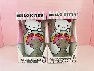 hello kitty glassware.