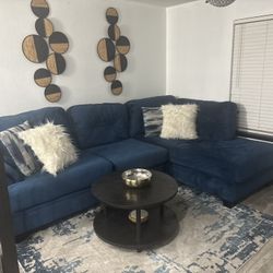 Royal Blue Couch 