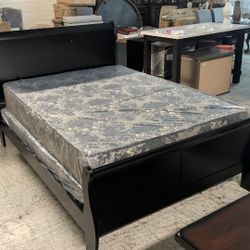 Brand New Full Bed Frame w/ Mattress Set
