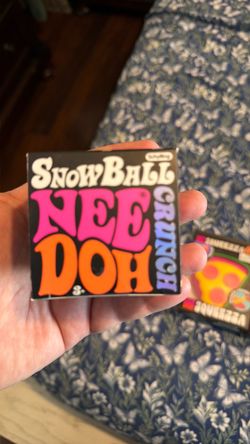 Schylling Nee Doh Snowball Crunch Stress Ball