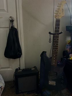 Electric guitar & amp