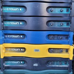 Crown K2 Power Amplifier.  $500. Each. 
