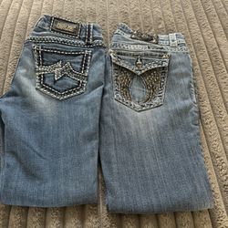 Miss Me Jeans Size 29  used in good condition $40 Each