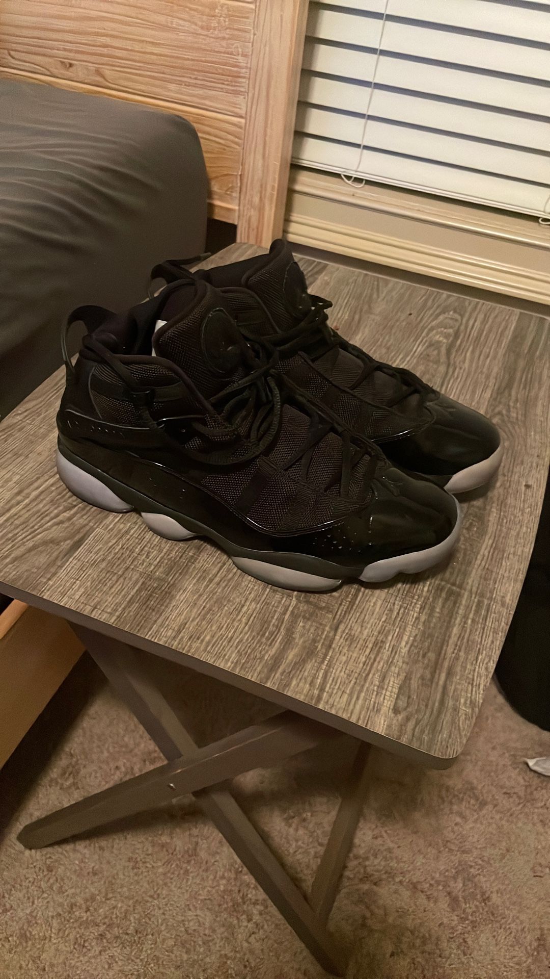 Black Jordan 6 Rings