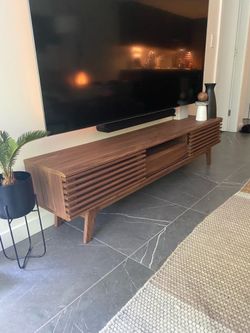 Wooden TV stand