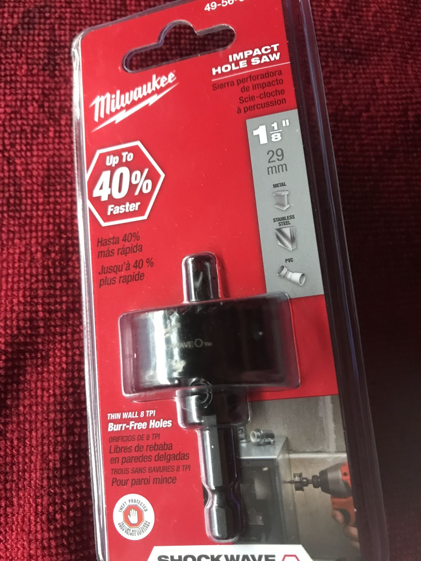 Milwaukee 1 1/8 Hole Saw