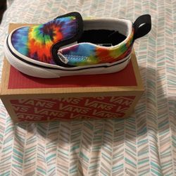 Colorful Tie-Dye Vans