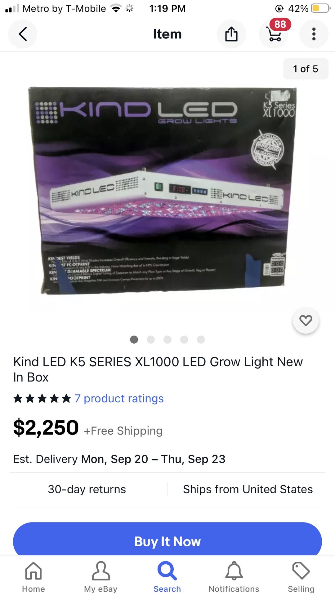 Kind Led K5 Growing