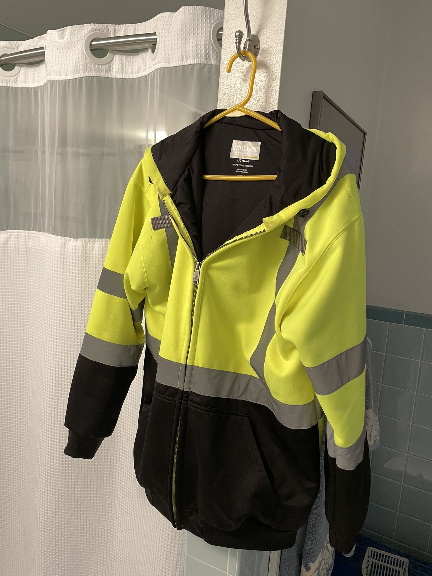 Hivis Soft Shell Full Zip Hoodie