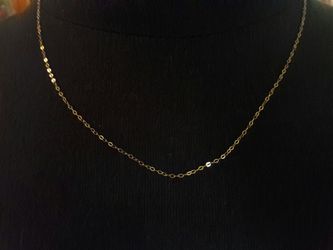 14kt yellow gold 18" chain 0.34g