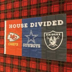 Brand New House Divided Banner Flag 