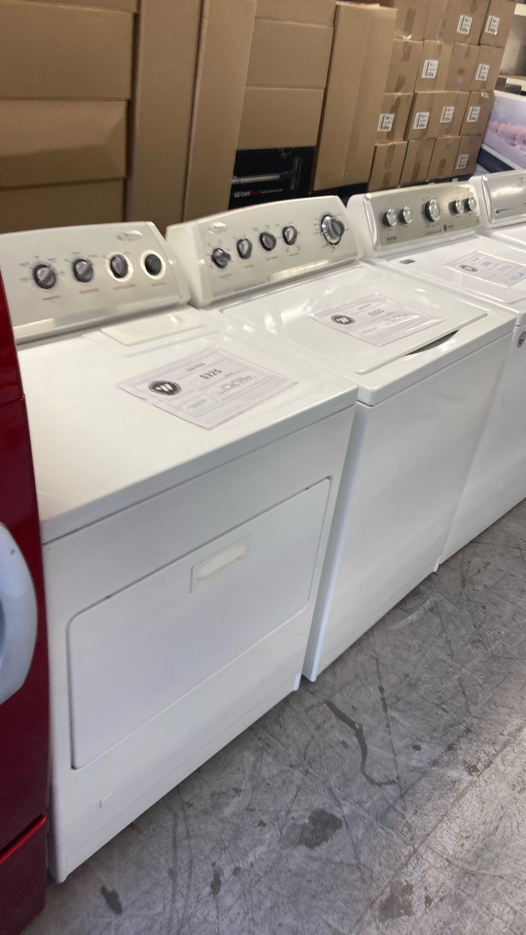 Whirlpool Set Gas Dryer And Washer