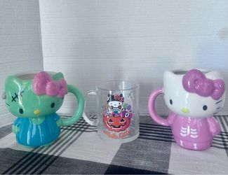 Hello Kitty Halloween mug set of 3