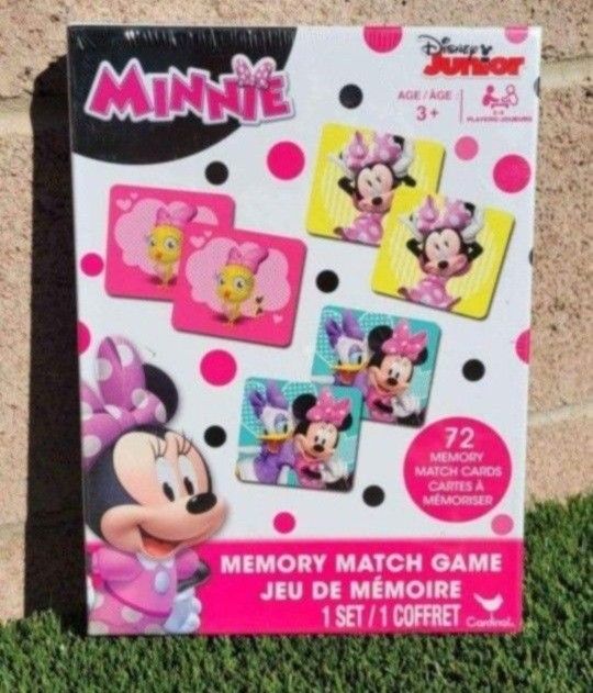 Minnie Mouse Memory Match Game New
