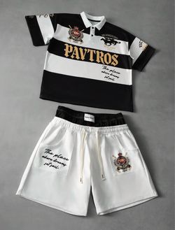 Pavtros Polo Shirt and Shorts Set