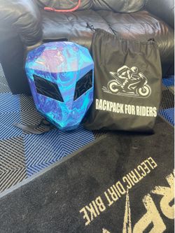 Eclio Motorcycle Hard Backpack - Blueprint