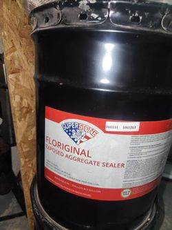 5 gallon bucket of Aggregate sealer