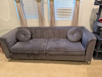 love seat and couch