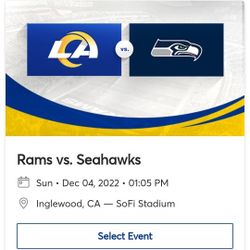 Seattle Seahawks Vs Los Angeles Rams 