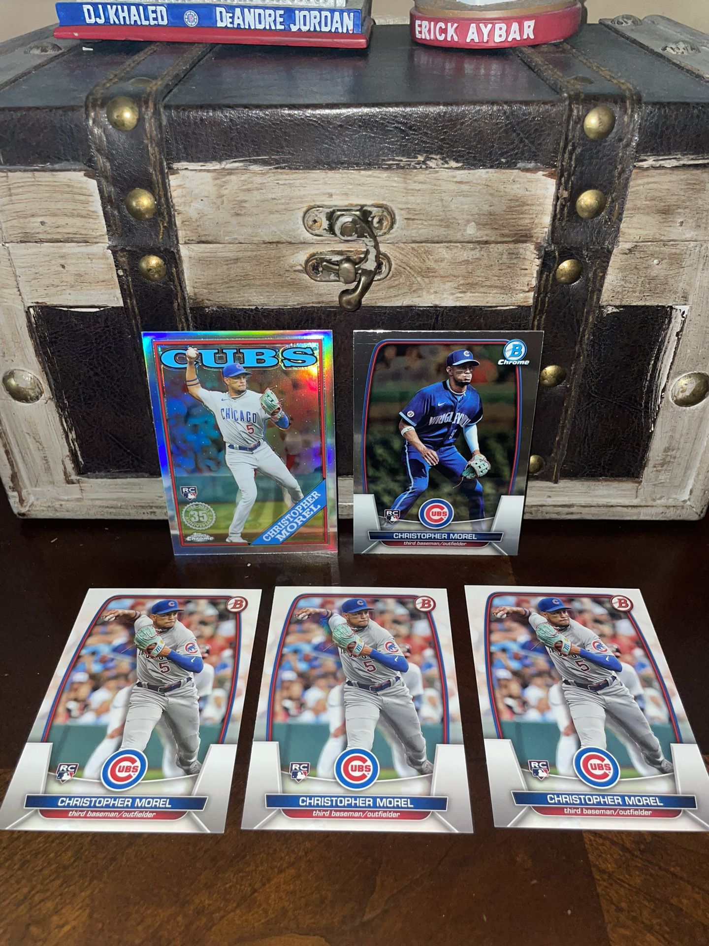 Christopher Morel Rookie Chicago Cubs Baseball Card Lot