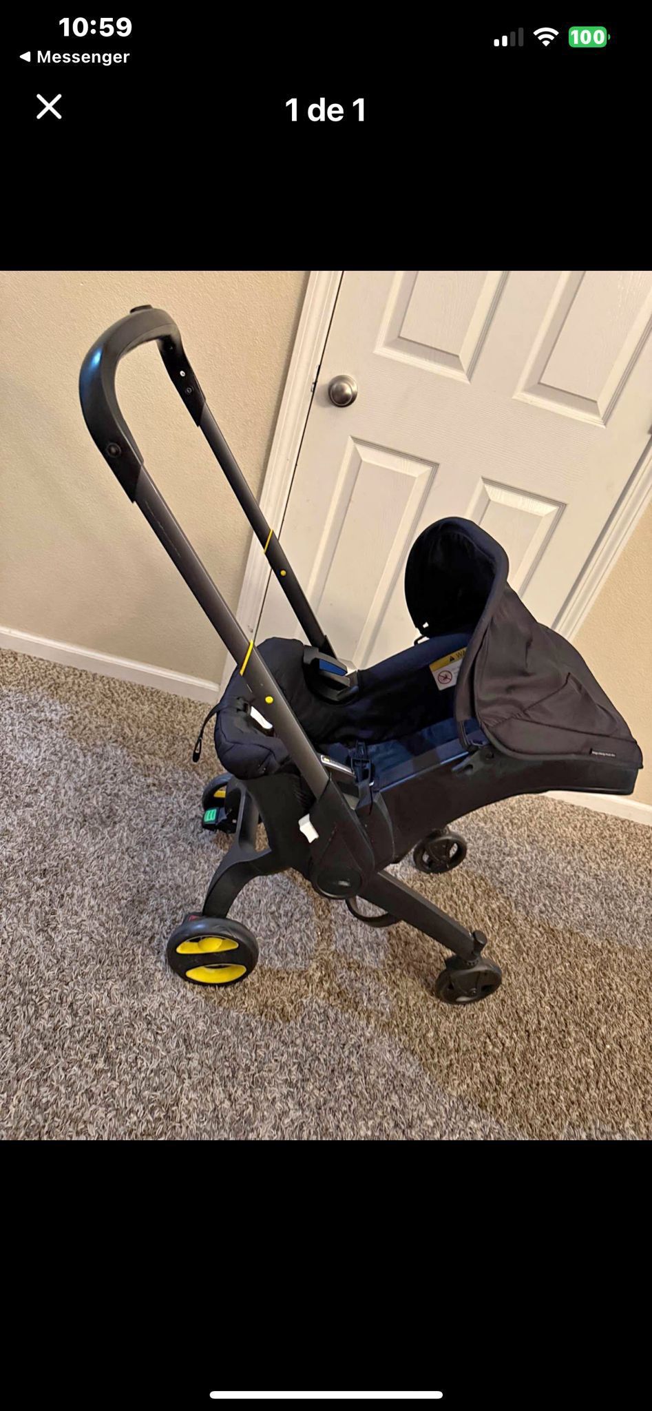 Infant Convertible Car Seat and Stroller 2 In 1