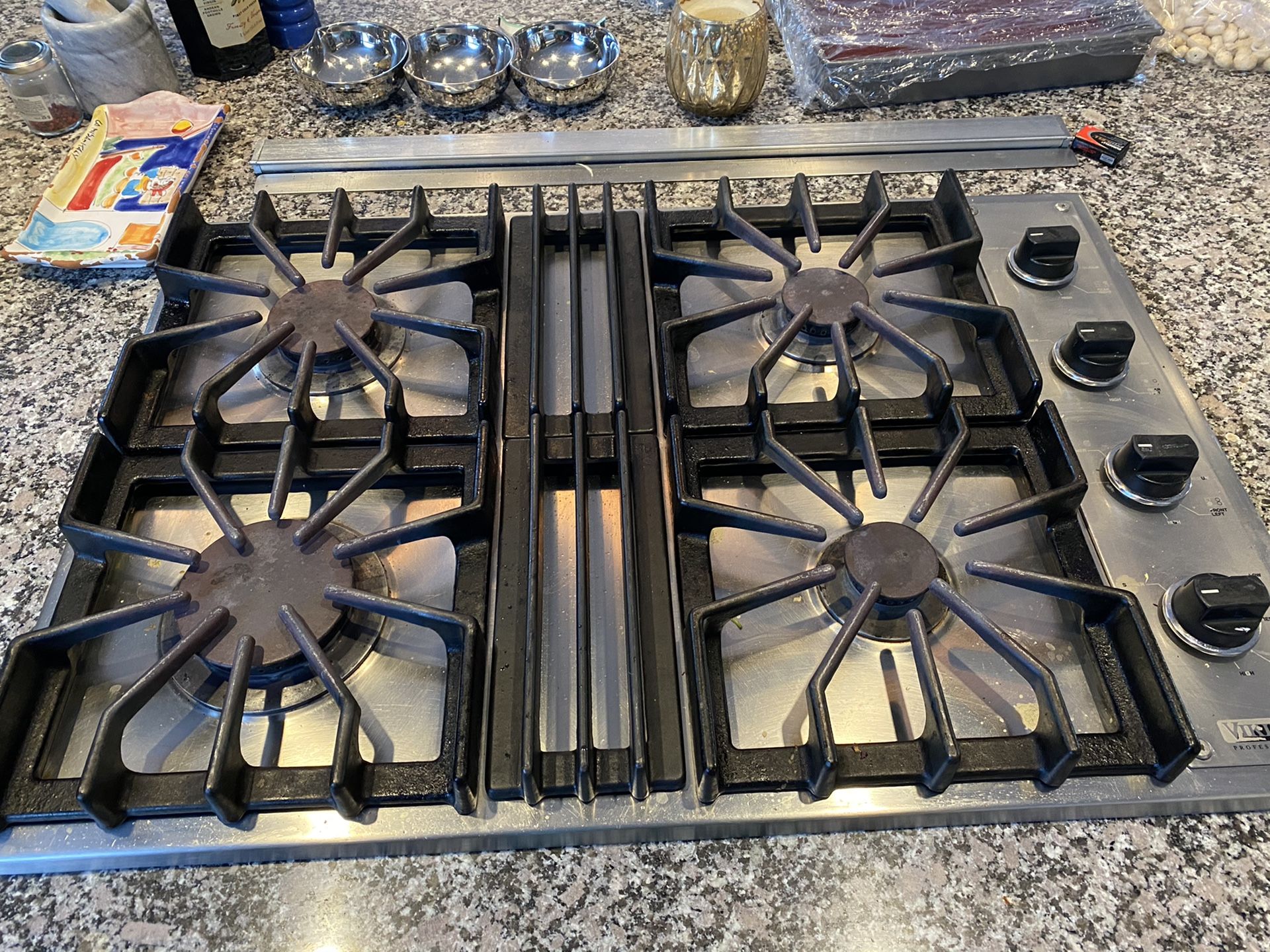 Viking profesional stove top