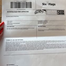 Six Flags Passes